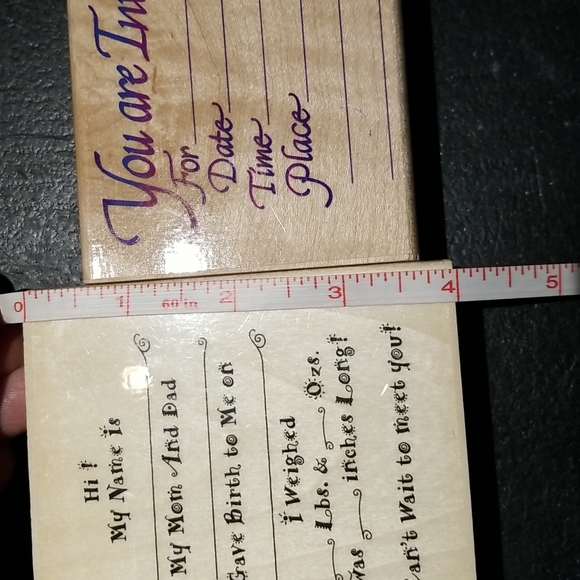 Stamps (6) invitation birth announcement and other great condition - Picture 4 of 4